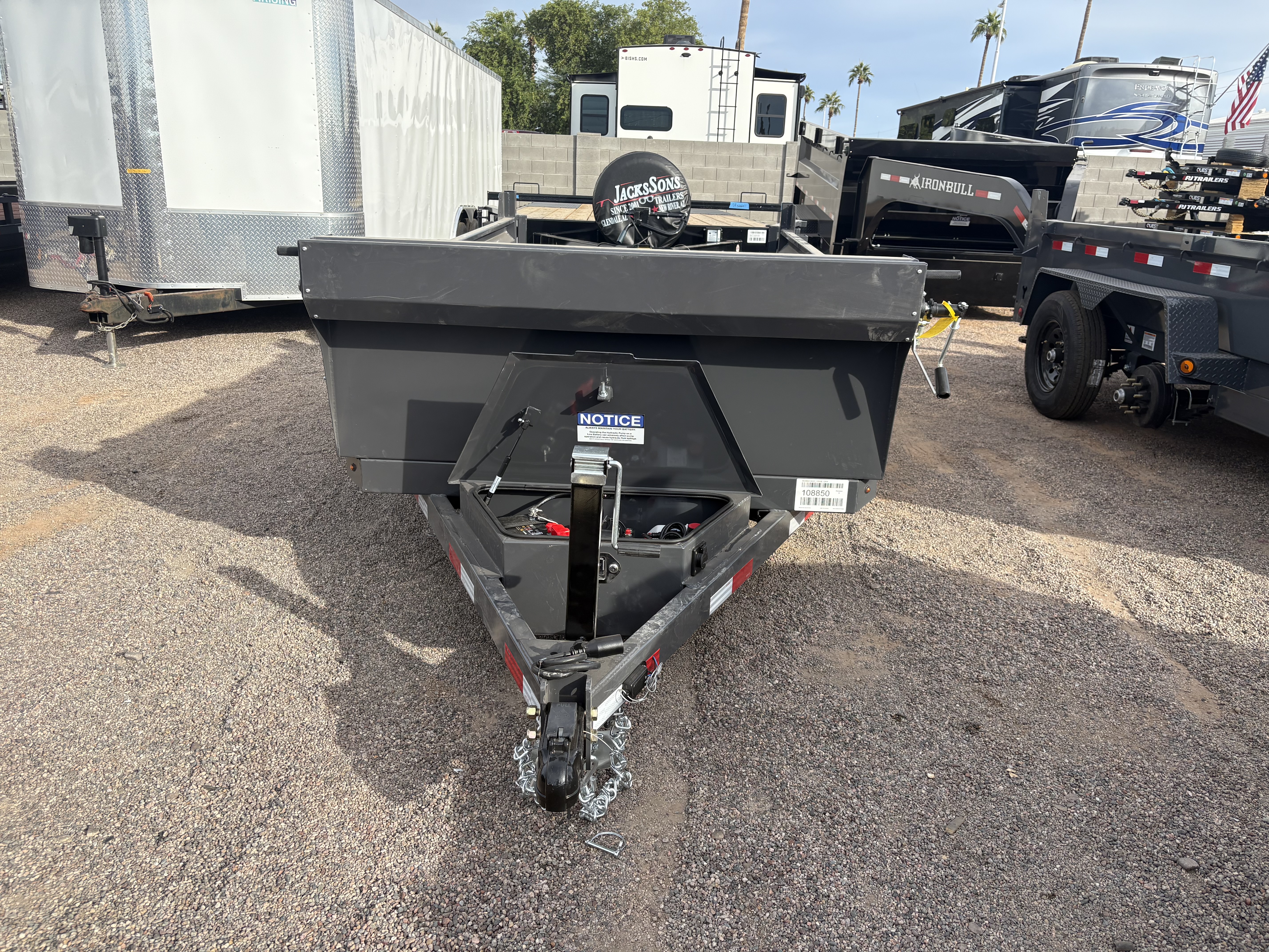 Norstar 10x60 Norstar Single Axle Dump, 3.5K GVWR, 20" Sides - Stock #NST1301 - Image 1 of 4