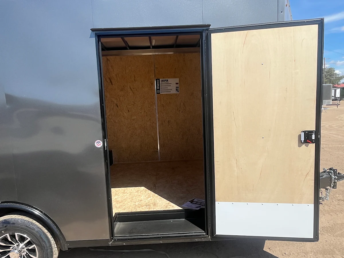 Compass 16x8.5 Jasper SE Car Hauler, 10K GVWR, Ramp Door - Stock #CMP2779 - Image 7 of 11 Compass 16x8.5 Jasper SE Car Hauler, 10K GVWR, Ramp Door - Stock #CMP2779 - Image 7 of 11