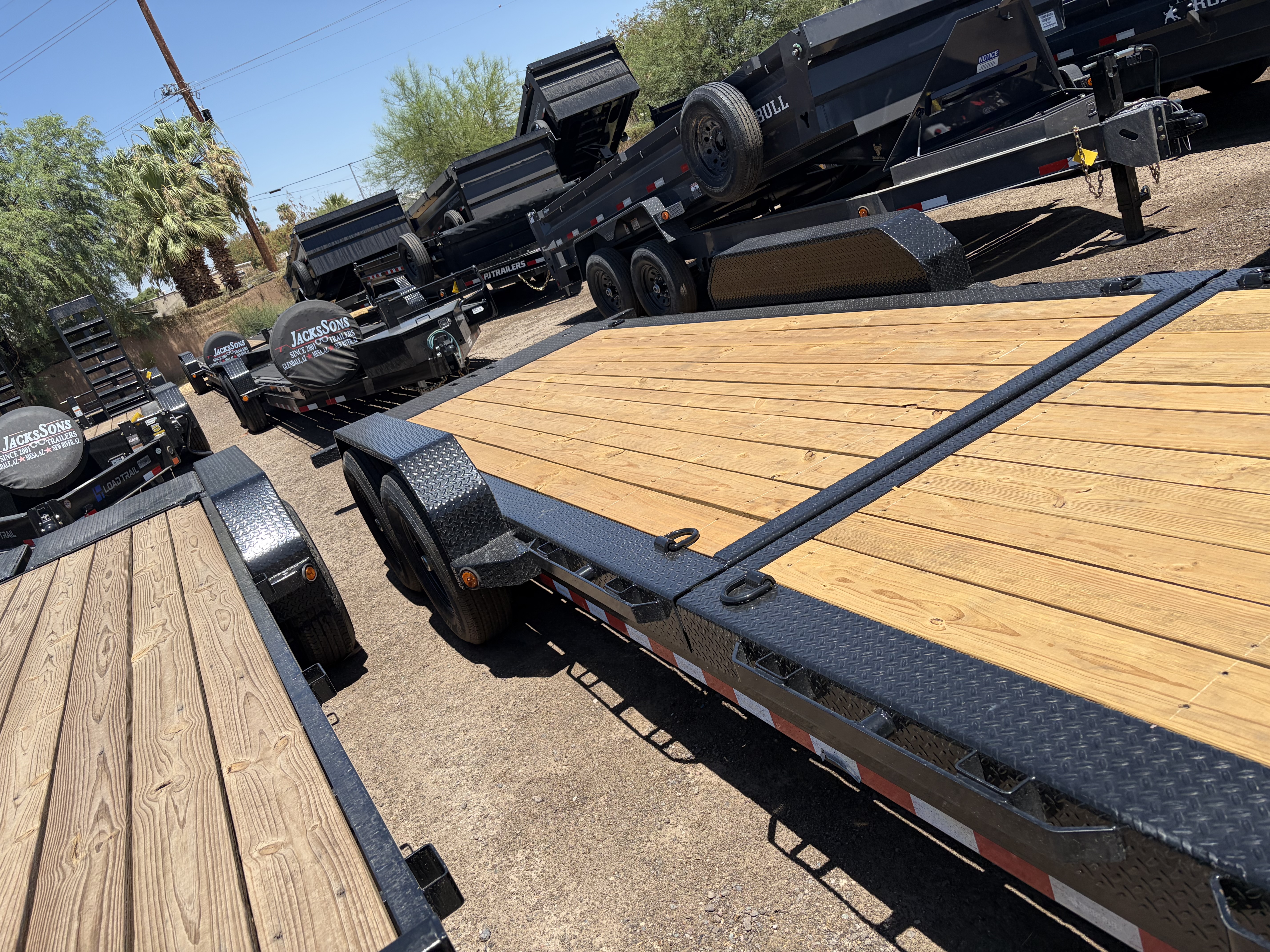Norstar 24x83 Ironbull Tandem Axle, 14K GVWR, Low-Pro Gravity Tilt - Stock #NS595 - Image 2 of 10