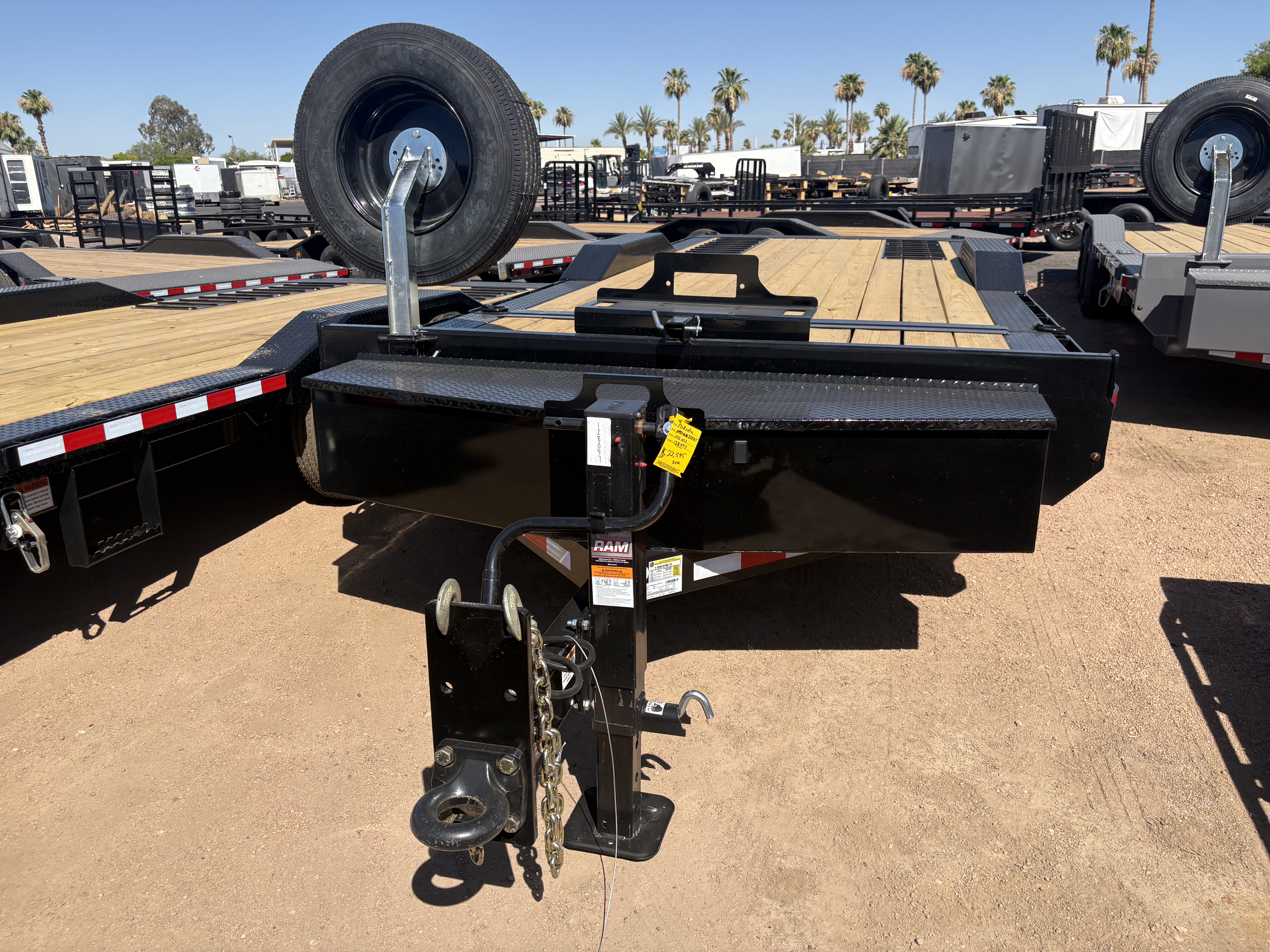 Midsota 22x8.5 (18'+4') Tilt Bed Wide Body, 22K GVWR, 80" Steel Toolbox - Stock #MI011 - Image 5 of 6