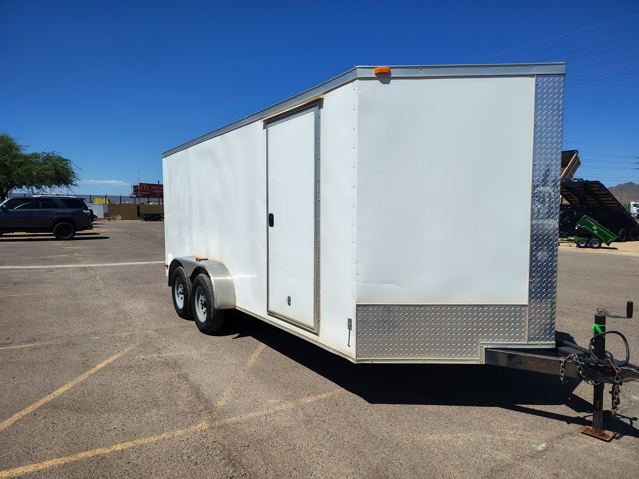 Hurricane 16 x 7 Tandem Axle, Enclosed Cargo, 7K GVWR - Stock #USD7593 - Image 2 of 9
