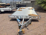 Aluma 20x102" All Aluminum Wide Body, 10K GVWR, Heavy Tandem Axle, Drive-Over-Fenders (WB20H-TA-EL-DOF-R-RR-RTD) Stock #ALU409 - Thumbnail 4