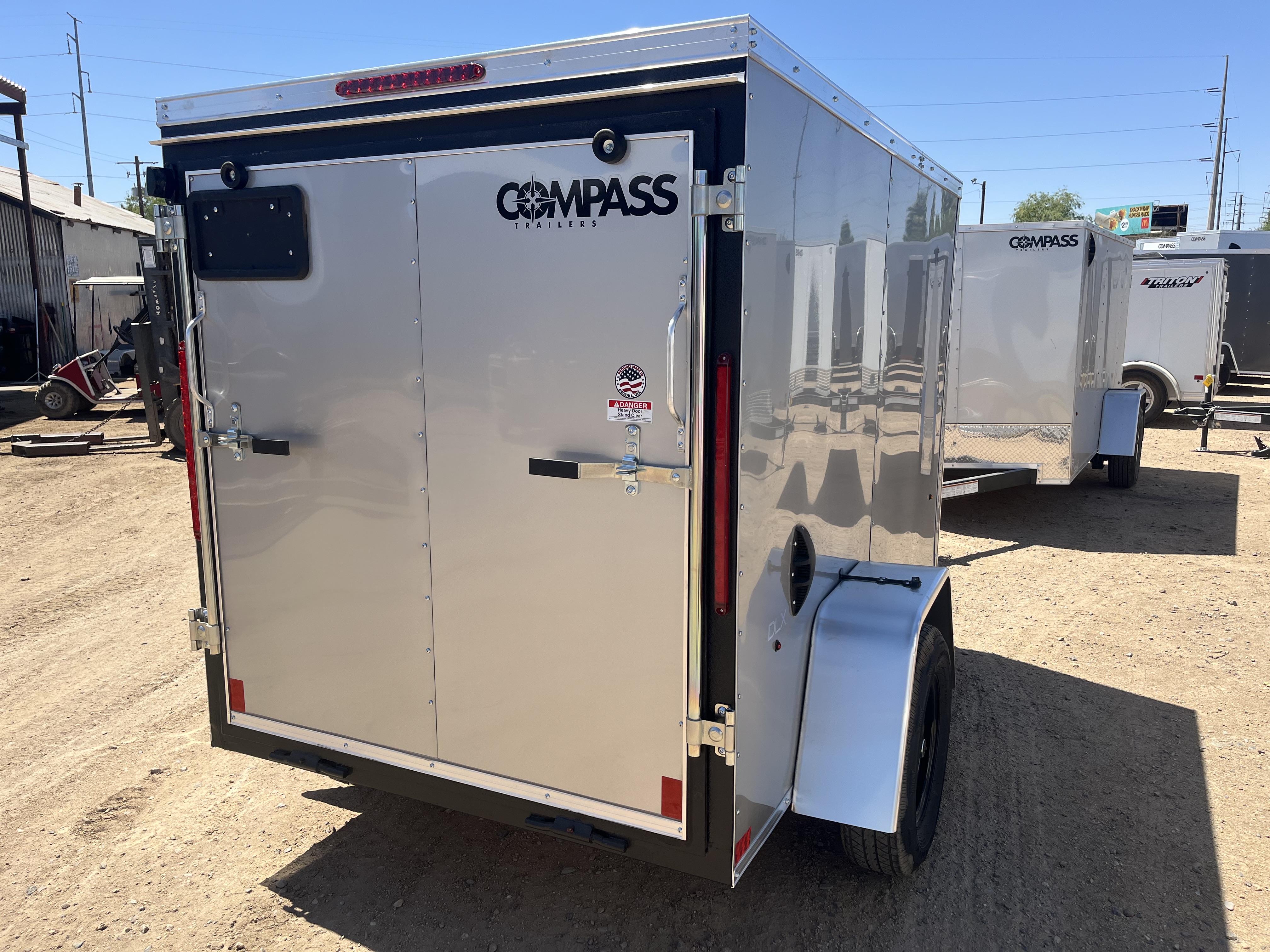 Compass 08x5 Indigo DLX, 3K GVWR, Ramp Door - Stock #CMP2835 - Image 9 of 9