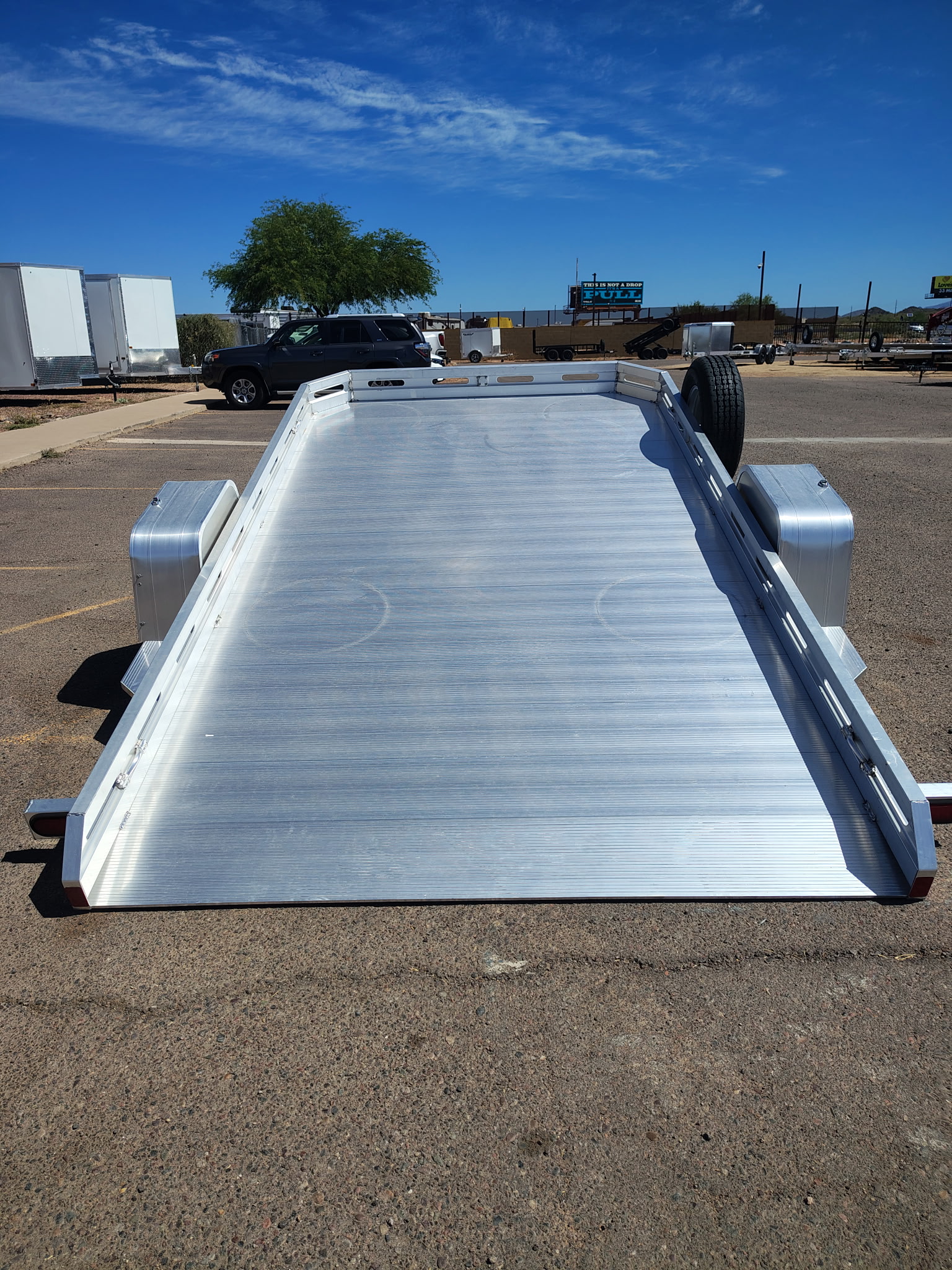 Aluma 12x77 All Aluminum, 3K GVWR, Heavy Tilt Single Axle (7712H-TILT-S) - Stock #ALU394 - Image 4 of 12