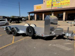 Aluma 18x82 All Aluminum, 7K GVWR, Tandem Axle, Low Profile Tilt (8218LP-TILT-TA-EL-R-RTD) Stock #ALU411-SM - Thumbnail 1