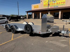 Aluma Aluma 18'x82" Aluminum 8218LP TILT Trailer w/ Ramps (8218LP-TILT)