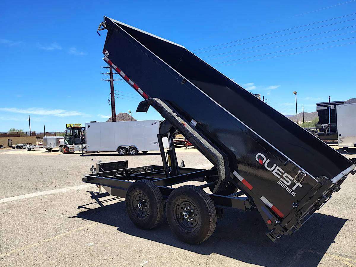 P.J. Trailers 14'x83" Channel Dump Trailer (D7) - Stock #PJD1703 - Image 5 of 11 P.J. Trailers 14'x83" Channel Dump Trailer (D7) - Stock #PJD1703 - Image 5 of 11