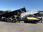 Midsota 20x7 (14'+6') Flat Front Rear Dump, 15,400 GVWR, 40" Steel Toolbox Stock #MID003 - Thumbnail 4