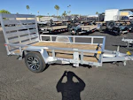 Sure-Trac 10x6 Aluminum Utility, 3K GVWR, Ramp Gate Stock #SR001 - Thumbnail 2