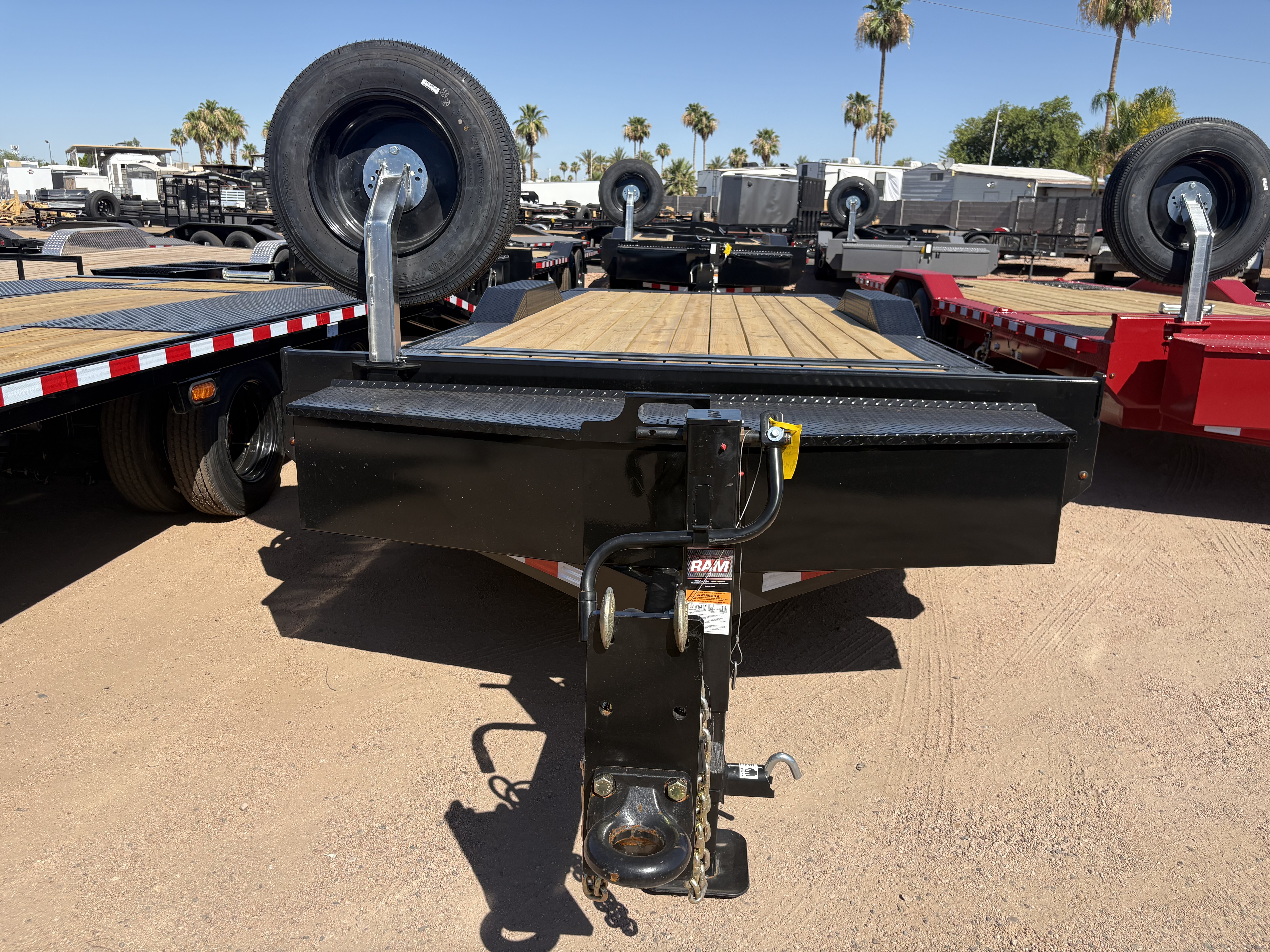 Midsota 22x8.5 (18'+4') Tilt Bed Wide Body, 17,600 GVWR, Winch Package, 80" Steel Toolbox - Stock #MI007 - Image 1 of 5