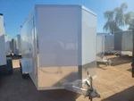 Alcom 16x7 All Aluminum XLTP2 Enclosed, 7K GVWR, Side Door, Ramp Door Stock #ALC226 - Thumbnail 1
