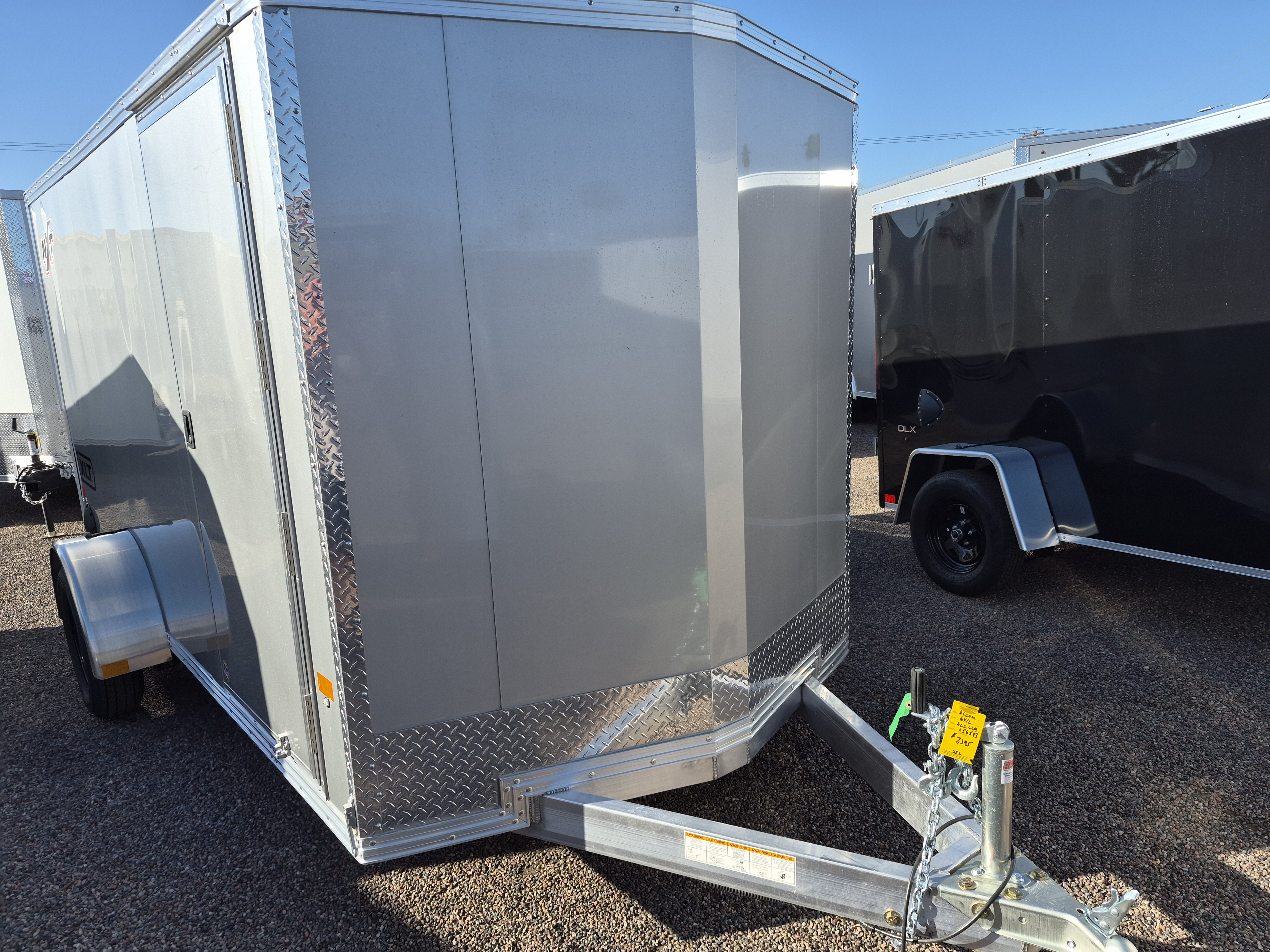 Alcom 12x6 All Aluminum XLT-P Enclosed, 7K GVWR, 72" Side Door, Ramp Door - Stock #ALC229 - Image 4 of 4