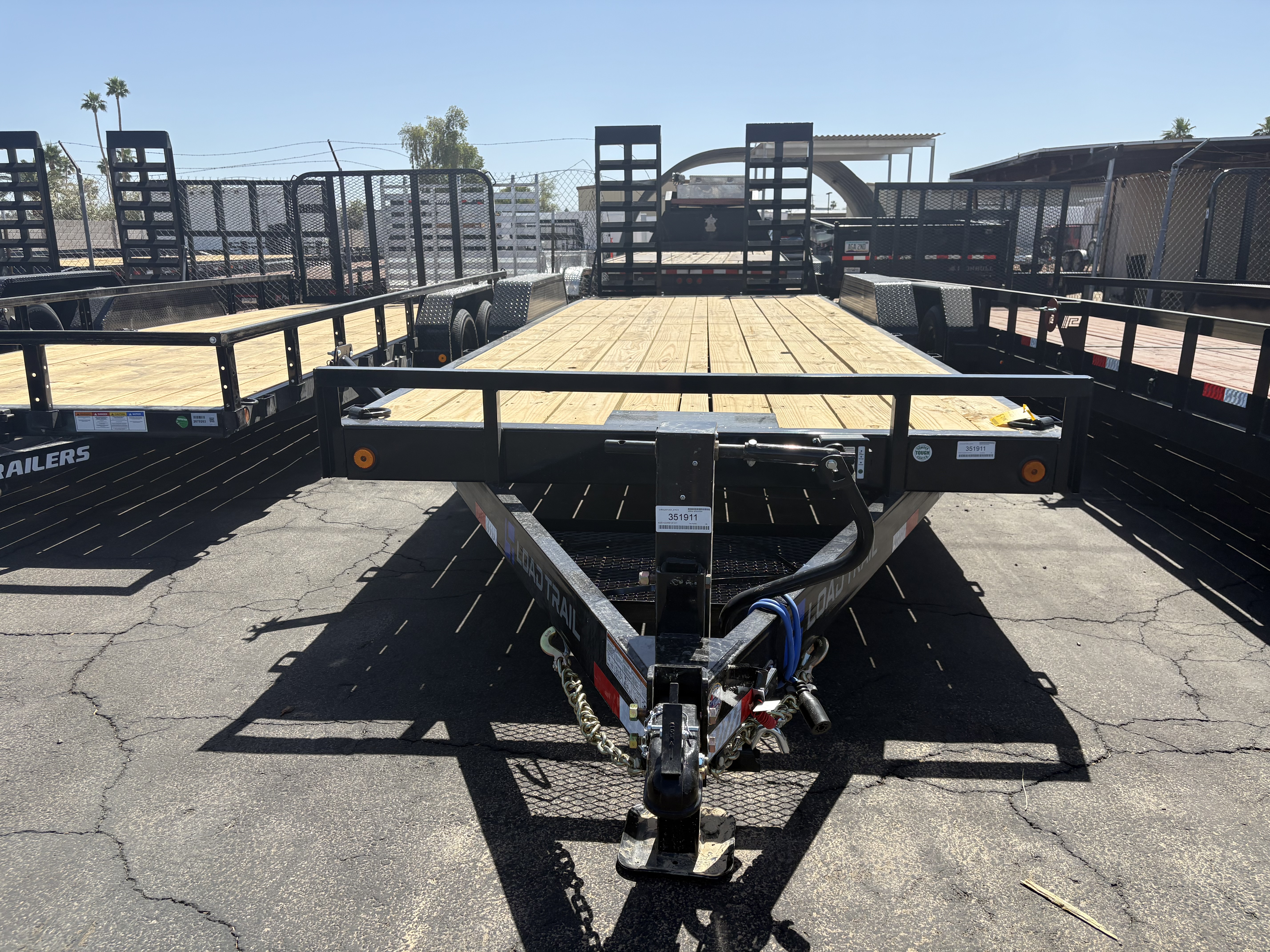 Load Trail 22x83 Tandem Axle, 14K GVWR, Carhauler,  Fold Up Ramps - Stock #LT923 - Image 1 of 5