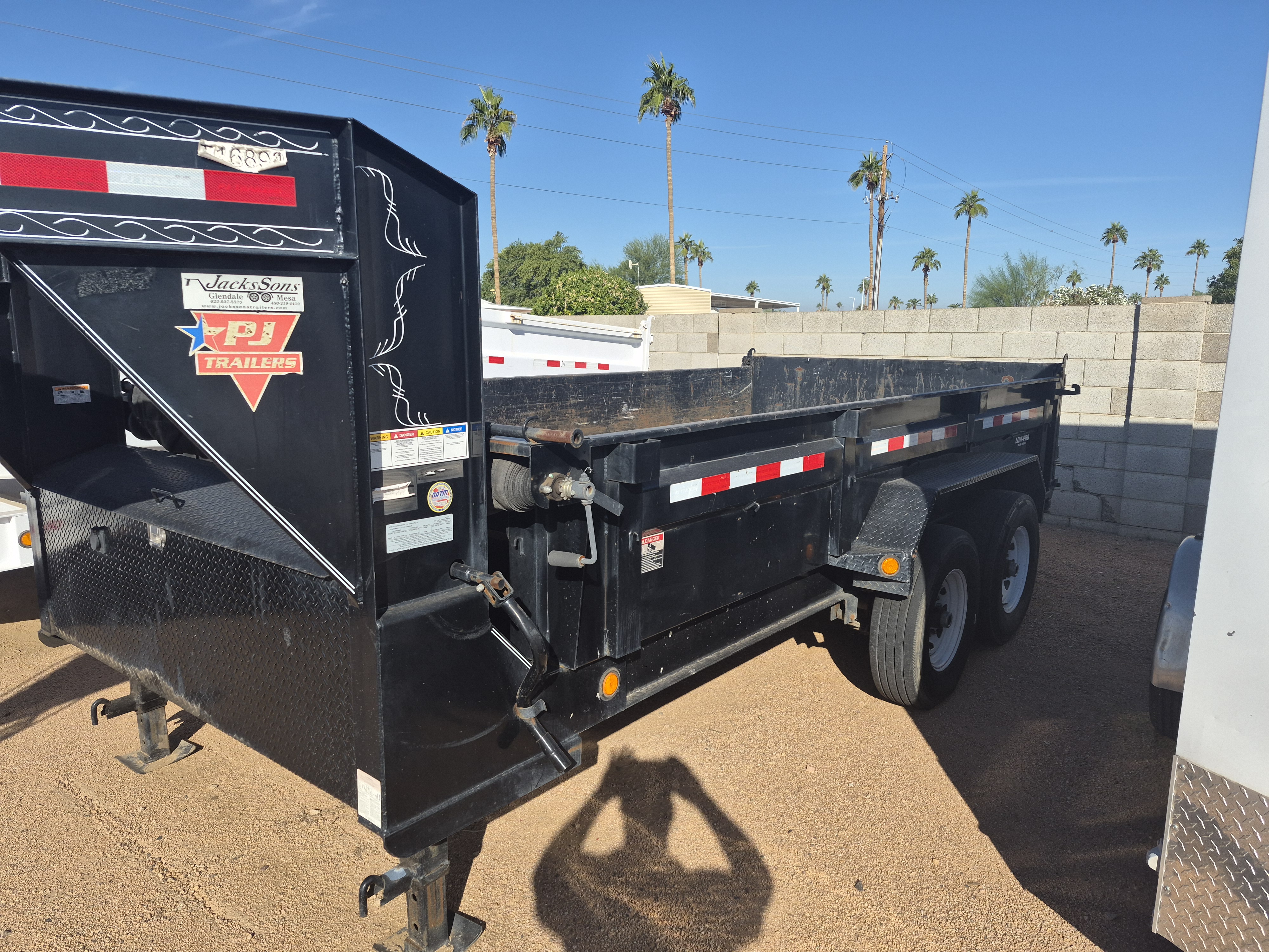 PJTM 14'x83" Low Pro Dump, 2x7000 - Stock #USD8982 - Image 2 of 3