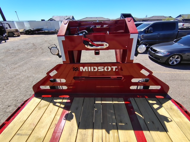Midsota 36X102  Gooseneck, Tandem Axle, 10FT Hydraulic Tail, Hyd. Jacks, 25,900 GVWR - Stock #MI003 - Image 17 of 18
