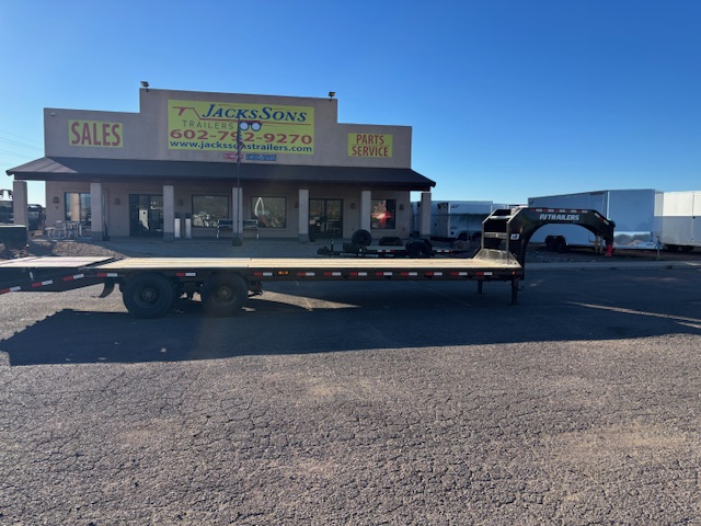 P.J. Trailers 30' Gooseneck Low-Pro Flatdeck with Duals, 25K GVWR - Stock #PPJ10899 - Image 1 of 4