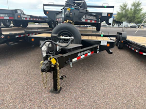 Norstar 24x102" IronBull Tandem Axle, 14K GVWR, Deckover Tilt, Scissor UPG
