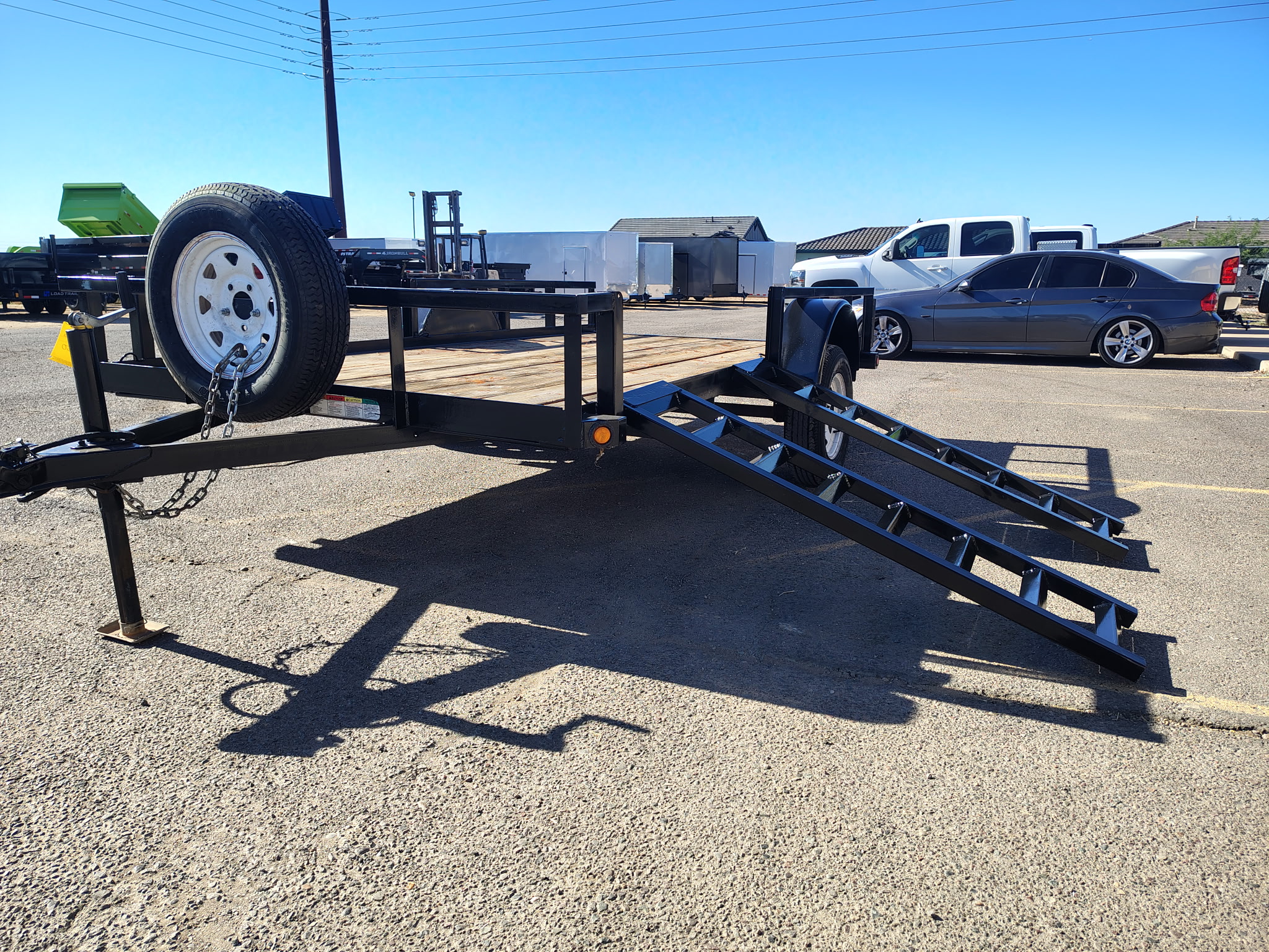 Bigtex 12x77 Single Axle utility - Stock #USD7132 - Image 7 of 7