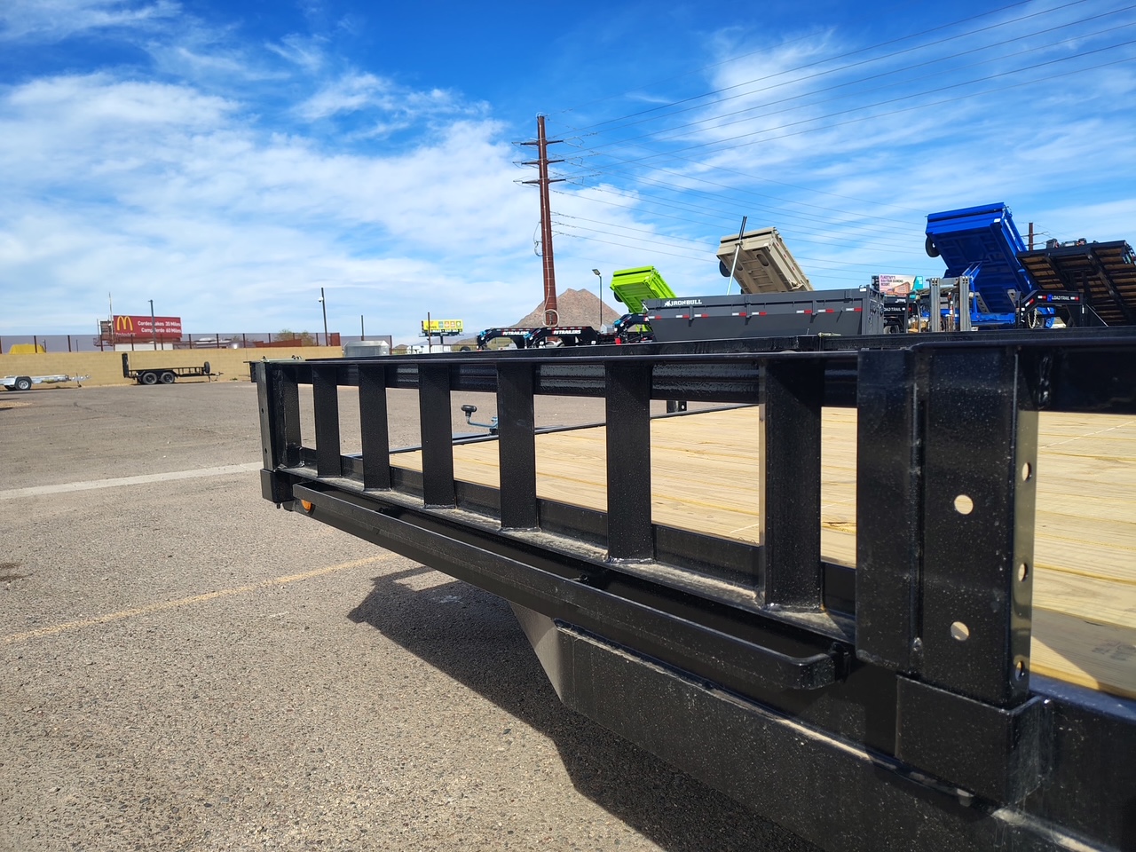 P.J. Trailers 14x83 Tandem Axle, 7K GVWR, Channel Utility, ATV Ramps - Stock #PPJ11195 - Image 3 of 4