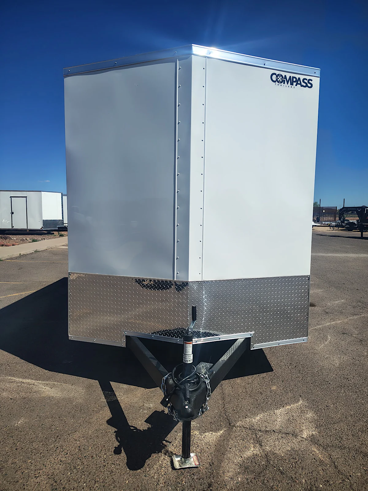 Compass 12x7 Indigo DLX, 7K GVWR, Ramp Door - Stock #CMP2842 - Image 4 of 6 Compass 12x7 Indigo DLX, 7K GVWR, Ramp Door - Stock #CMP2842 - Image 4 of 6