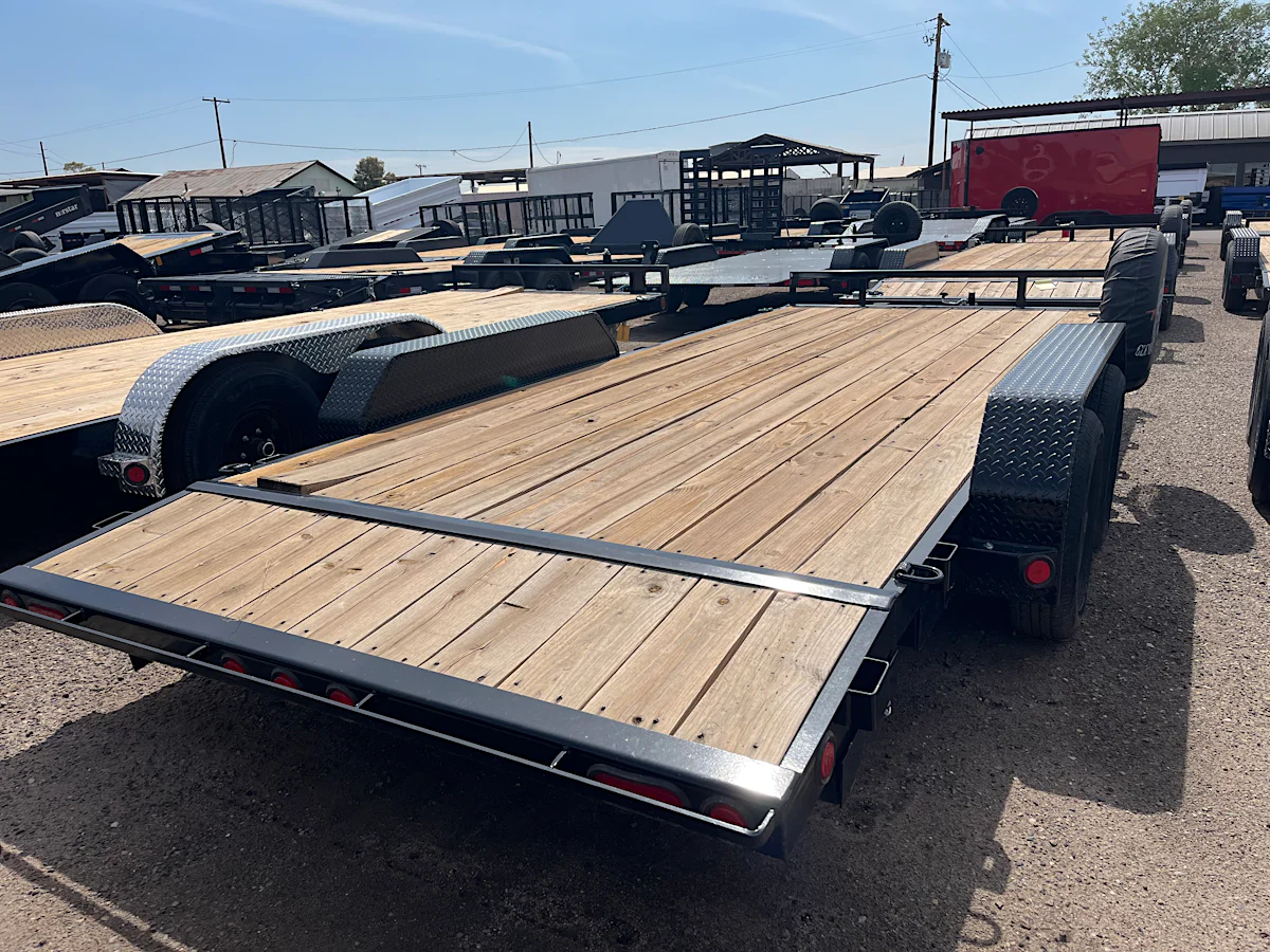 PJ Trailers 18x83 Tandem Axle, 7K GVWR, Car Hauler - Stock #PPJ10845 - Image 1 of 8 PJ Trailers 18x83 Tandem Axle, 7K GVWR, Car Hauler - Stock #PPJ10845 - Image 1 of 8