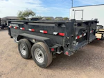 IRONBULL 12X72 TANDEM AXLE DUMP, 14K GVWR, 14PLY, 24" SIDES Stock #USD7424 - Thumbnail 4