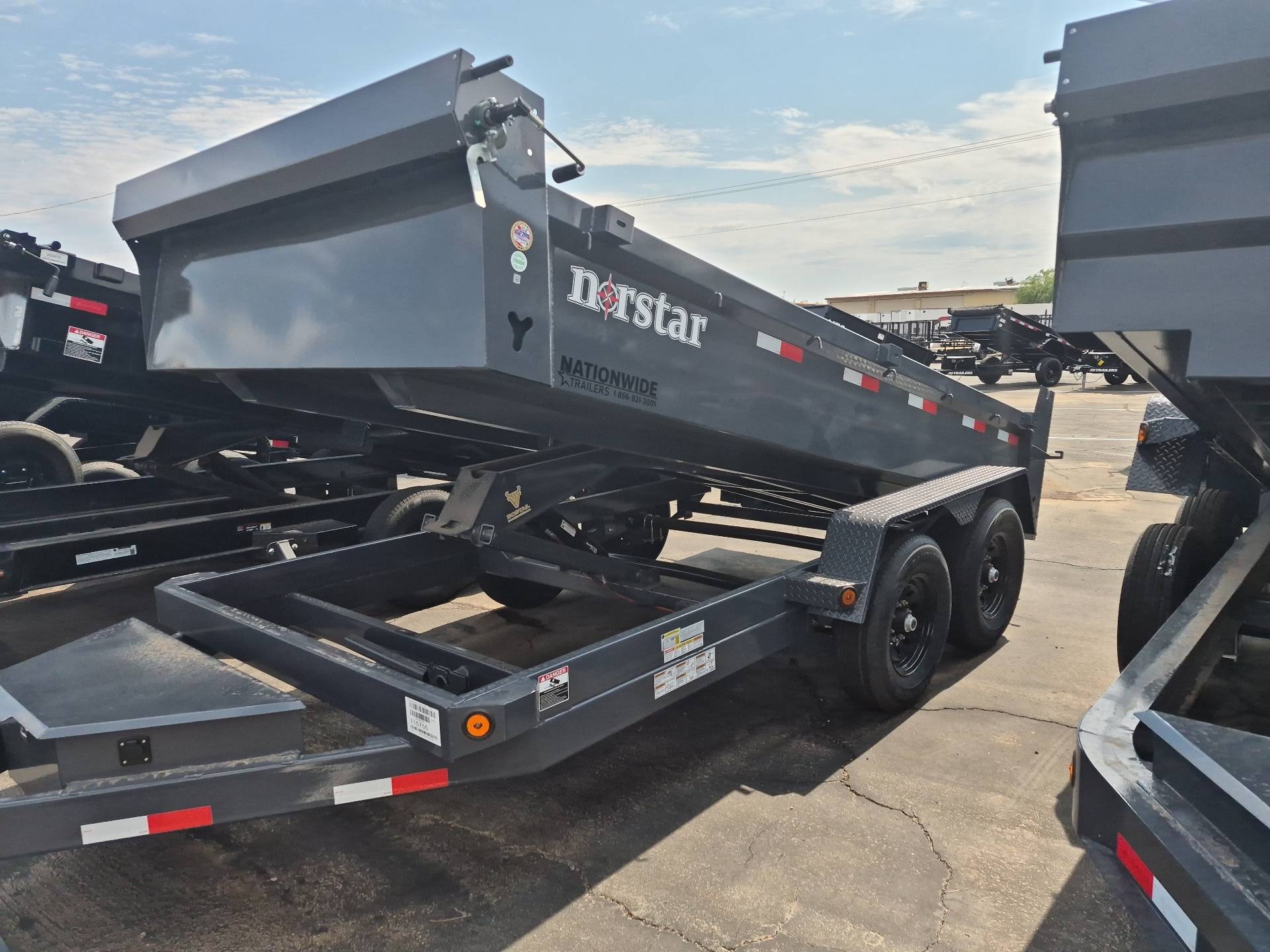 Norstar 14'x83" Scissor General-Duty Dump Trailer w/ 20" Sides (DCB)