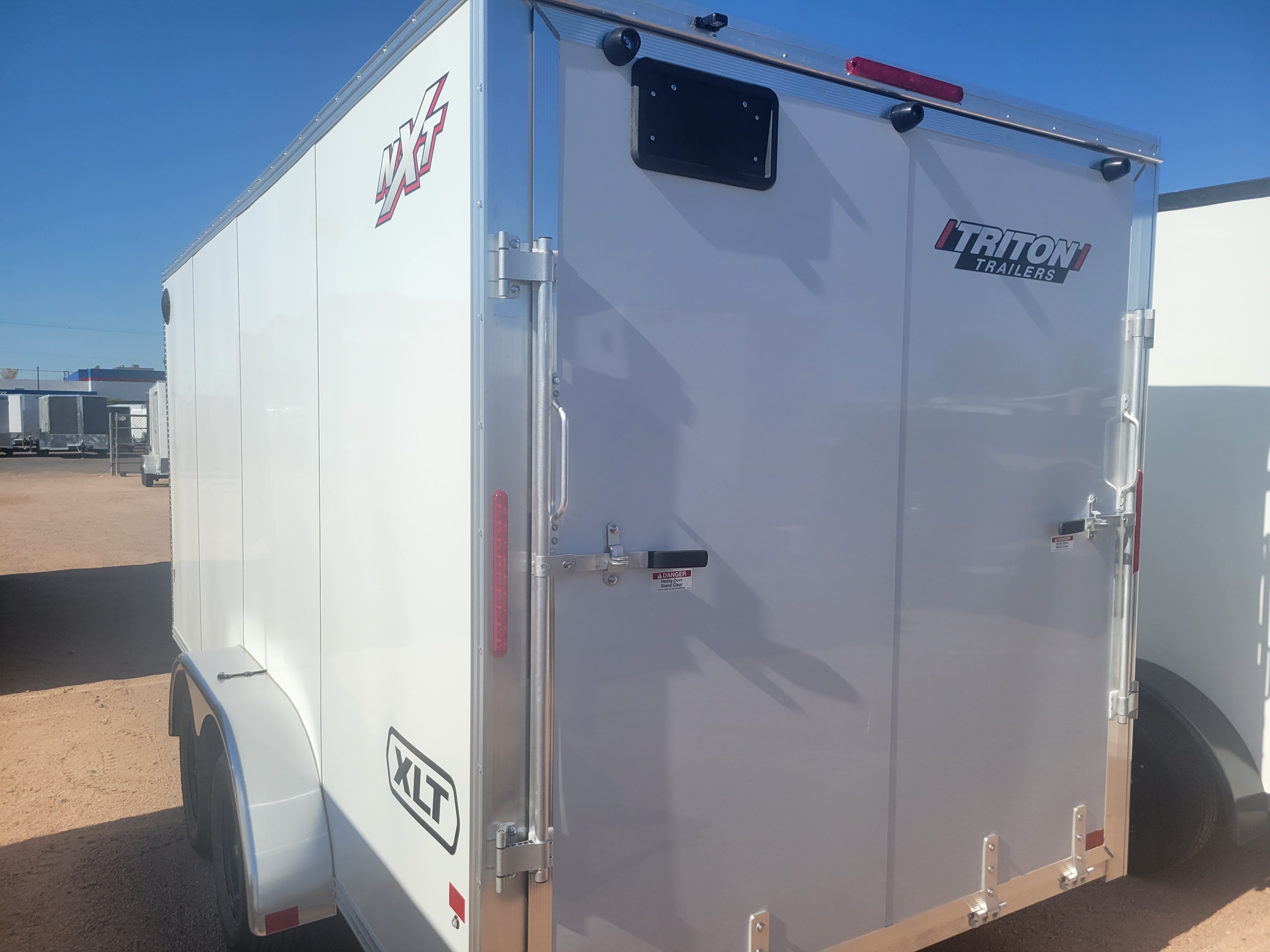 Alcom 16x7 All Aluminum XLTP2 Enclosed, 7K GVWR, Side Door, Ramp Door - Stock #ALC226 - Image 3 of 4