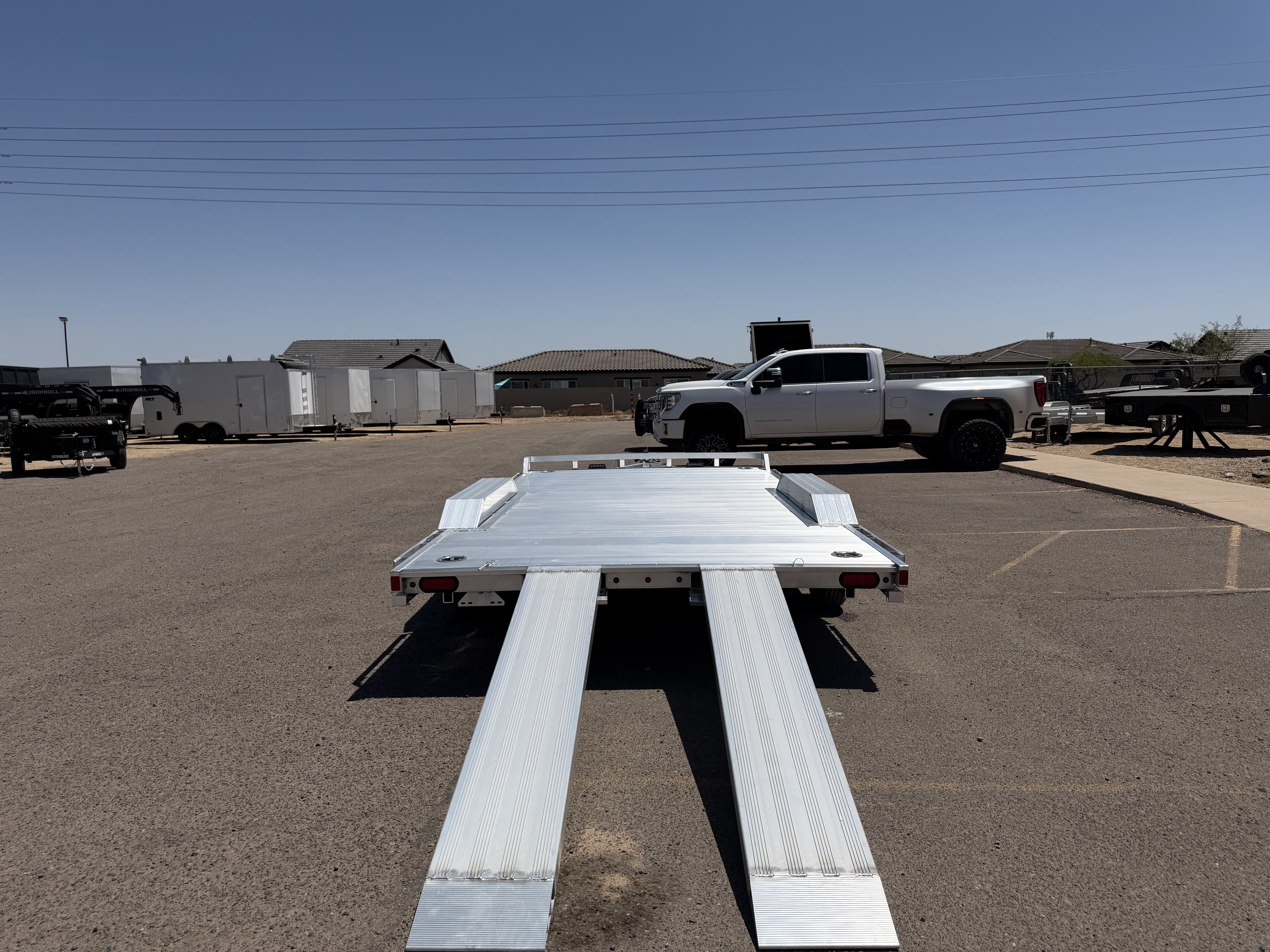Aluma 16'x102" Aluminum Car Trailer w/ Ramps (WB16)