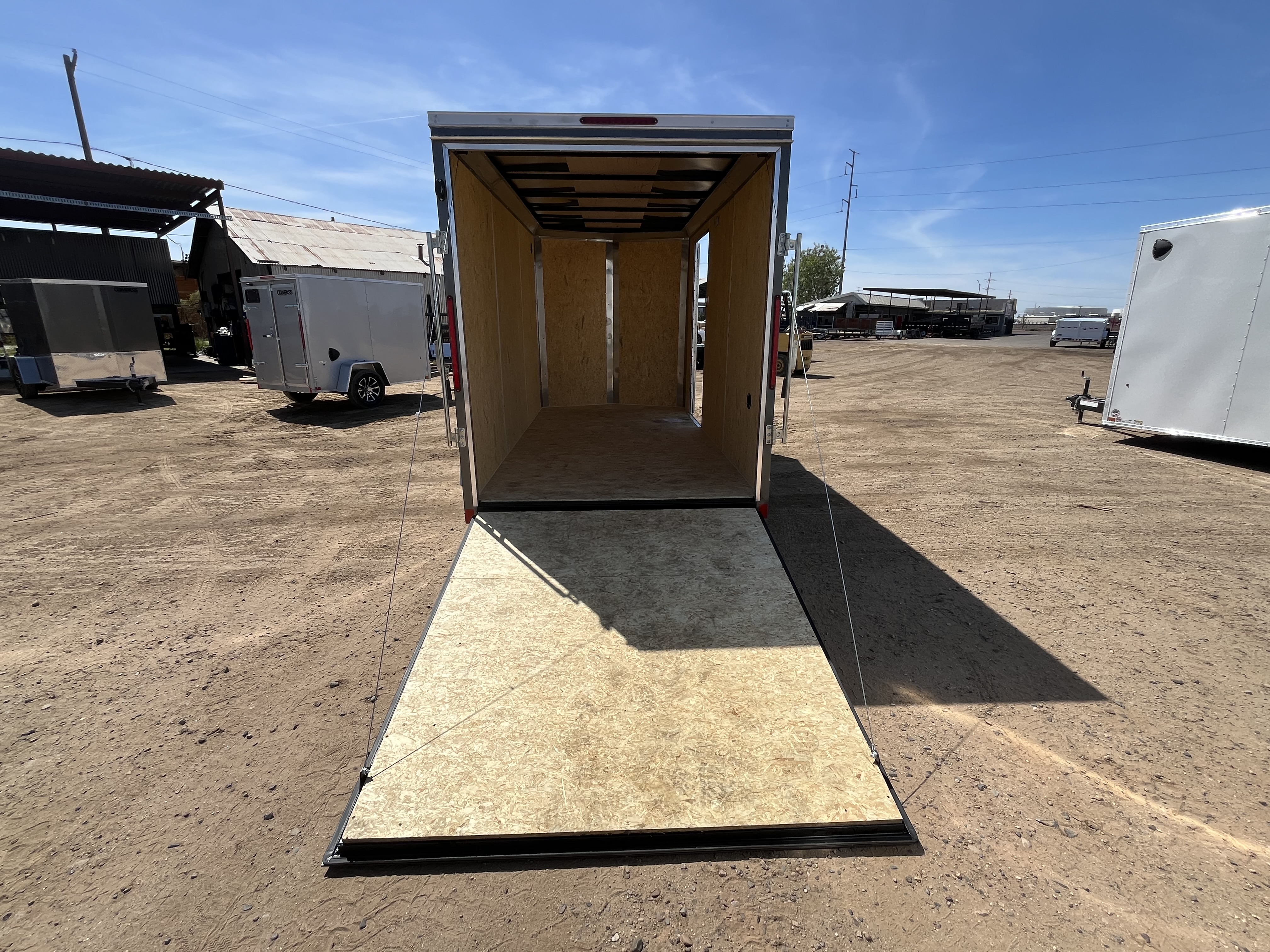 Compass 12x6 Indigo DLX, 3K GVWR, Ramp Door - Stock #CMP2808 - Image 8 of 9