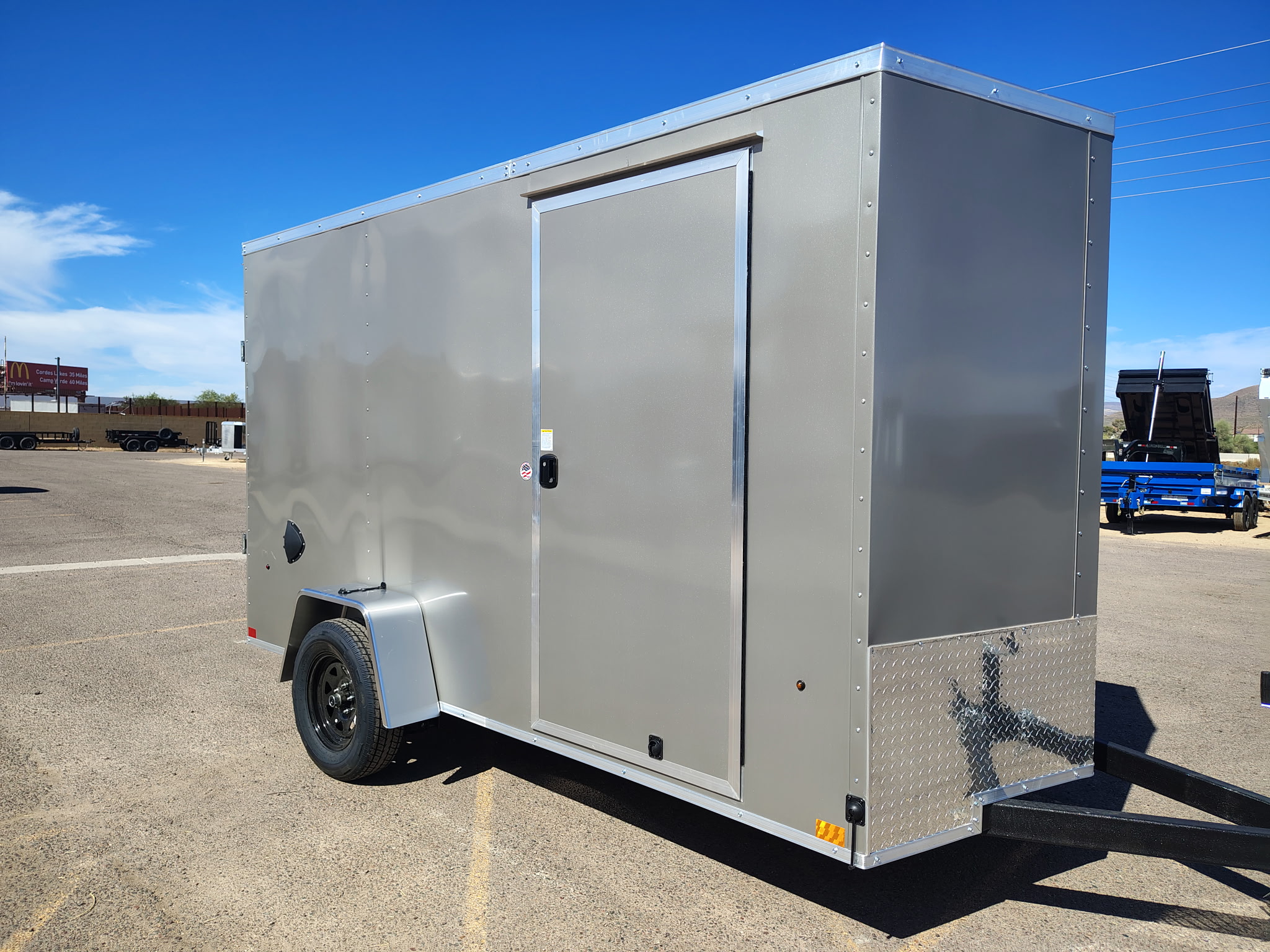Compass 12x6 Indigo DLX, 3K GVWR, Ramp Door - Stock #CMP2871 - Image 1 of 9