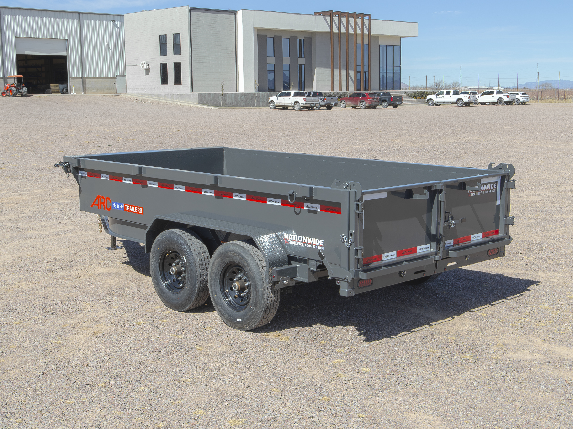BDZ Bumper Pull Scissor Lift Dump Trailer | ARC Trailers