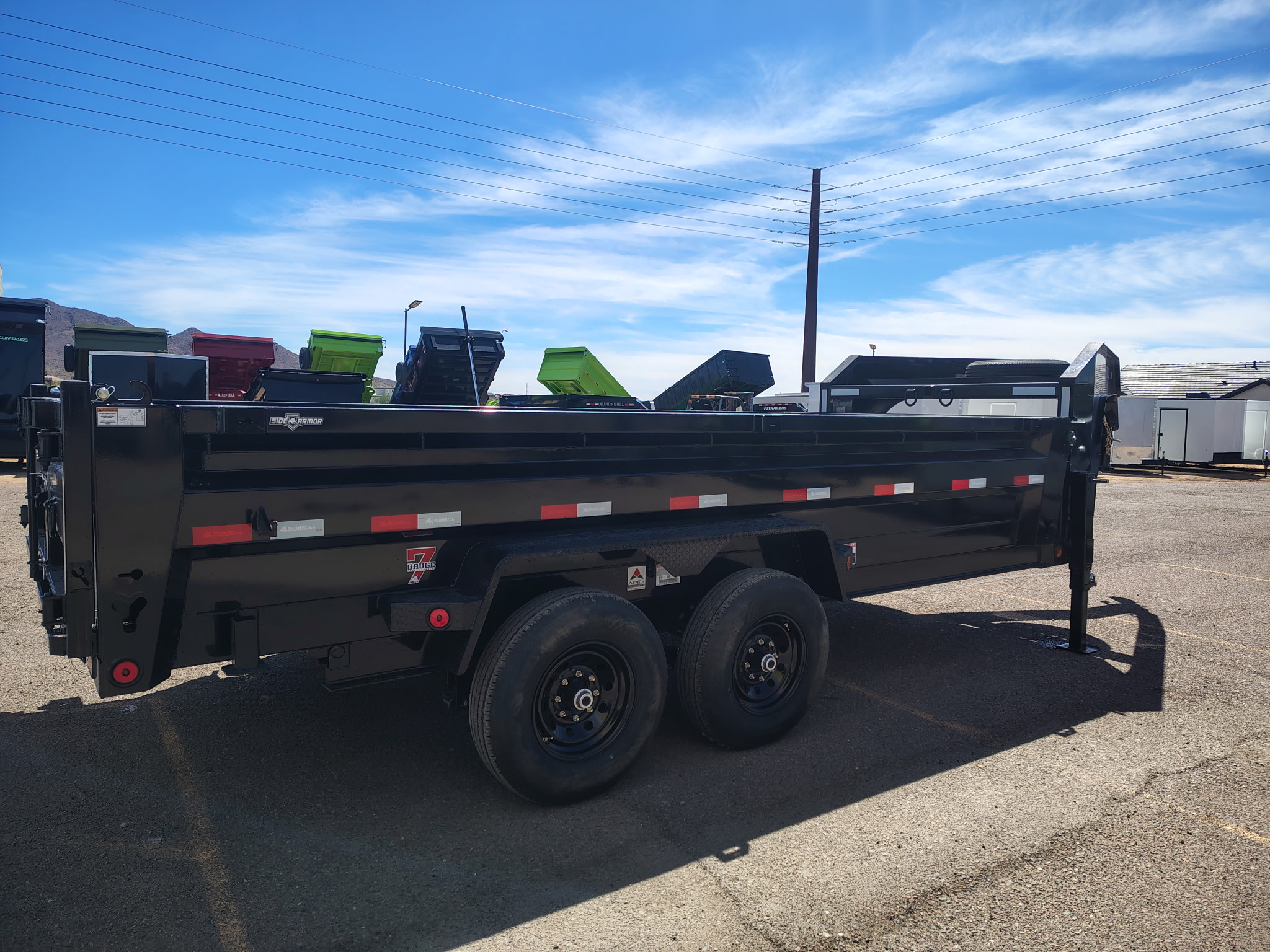 Norstar 16x83 IronBull Gooseneck, Tandem Axle Dump, 15K GVWR, 24" Sides - Stock #NST1430 - Image 2 of 16