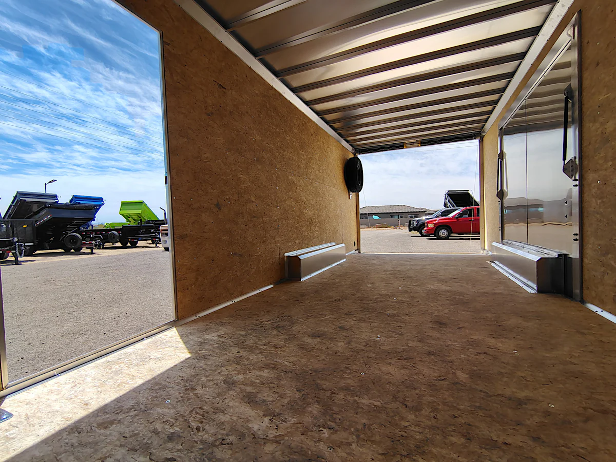 Alcom 20x8.5 All Aluminum XLT-P Car Hauler, Limited Model, 10K GVWR, Ramp Door - Stock #ALC273 - Image 7 of 11 Alcom 20x8.5 All Aluminum XLT-P Car Hauler, Limited Model, 10K GVWR, Ramp Door - Stock #ALC273 - Image 7 of 11