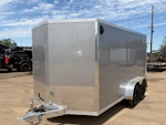 Alcom 14x7 All Aluminum XLT-P Enclosed, 7K GVWR, Side Door, Ramp Door Stock #ALC266 - Thumbnail 5