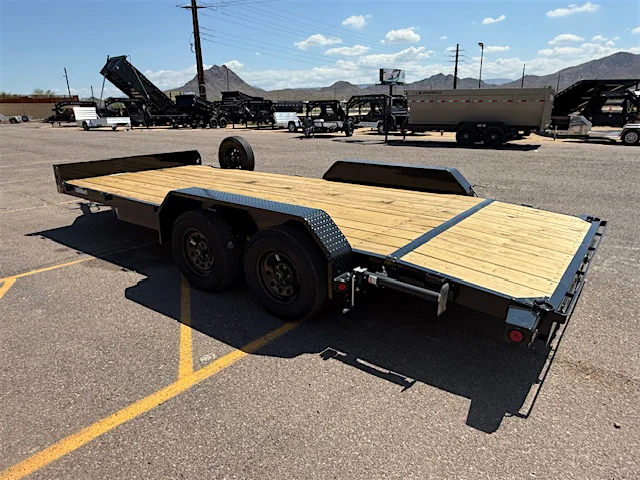 Load Trail 18x83 Tandem Axle, 7K GVWR, Carhauler, Slide in Ramps - Stock #LT938 - Image 4 of 7 Load Trail 18x83 Tandem Axle, 7K GVWR, Carhauler, Slide in Ramps - Stock #LT938 - Image 4 of 7