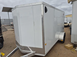 Alcom 12x6 All Aluminum NXT Enclosed, 3K GVWR, Side Door, Ramp Door