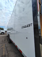Formula Trailers 28x8.5 Conquest SE Flat Top Sloped V-Nose Enclosed Car Hauler, 10K GVWR, Ramp Door Stock #CMP2917 - Thumbnail 10
