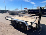 P.J. Trailers 12x77 Tandem Axle, 7K GVWR, Channel Utility Stock #PPJ11094 - Thumbnail 8