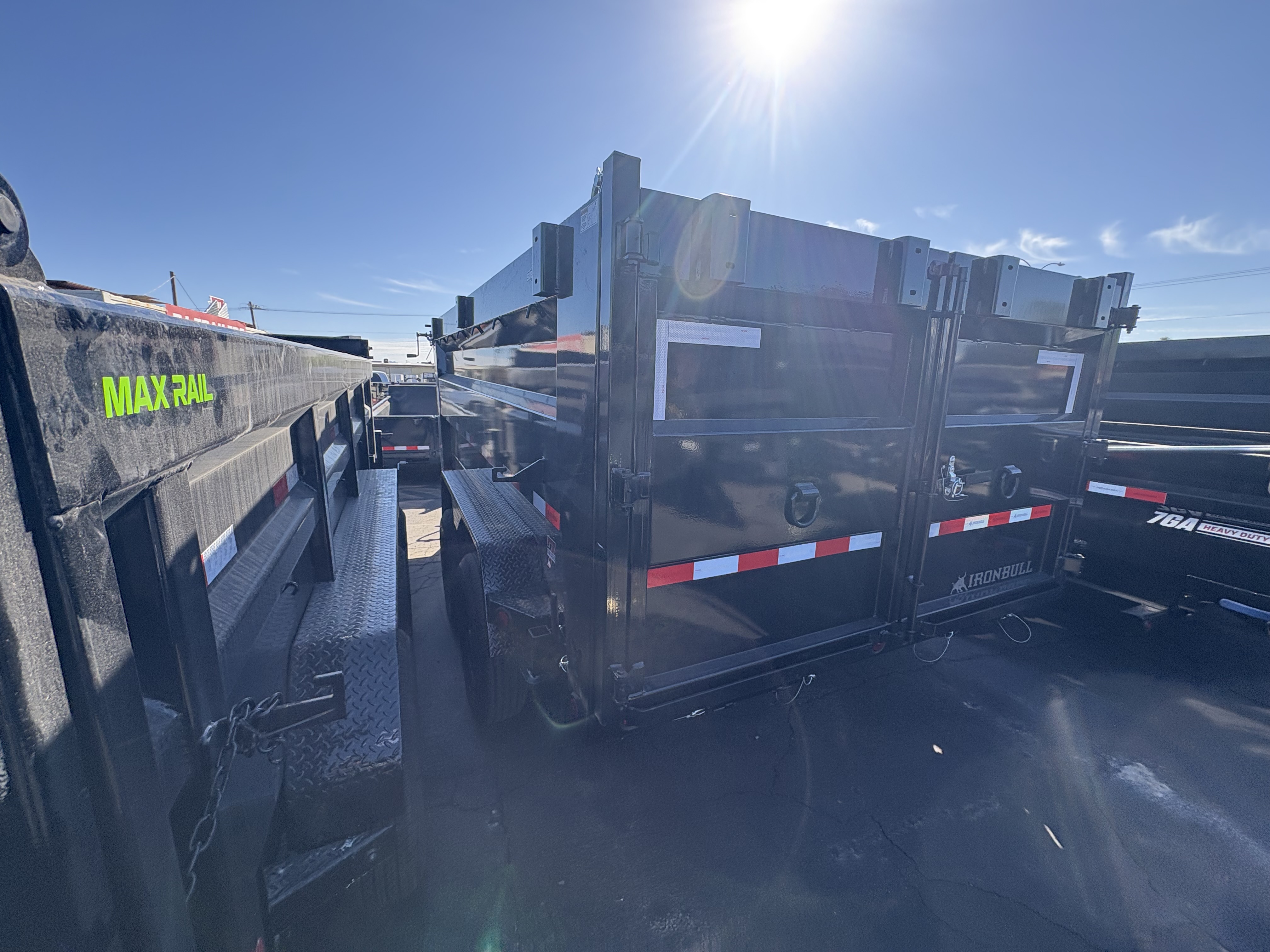 Norstar 14x83 IronBull Tandem Axle Dump, 15K GVWR, 48" Sides, Solar Charger, 14 Ply Tires - Stock #NST1416 - Image 5 of 5