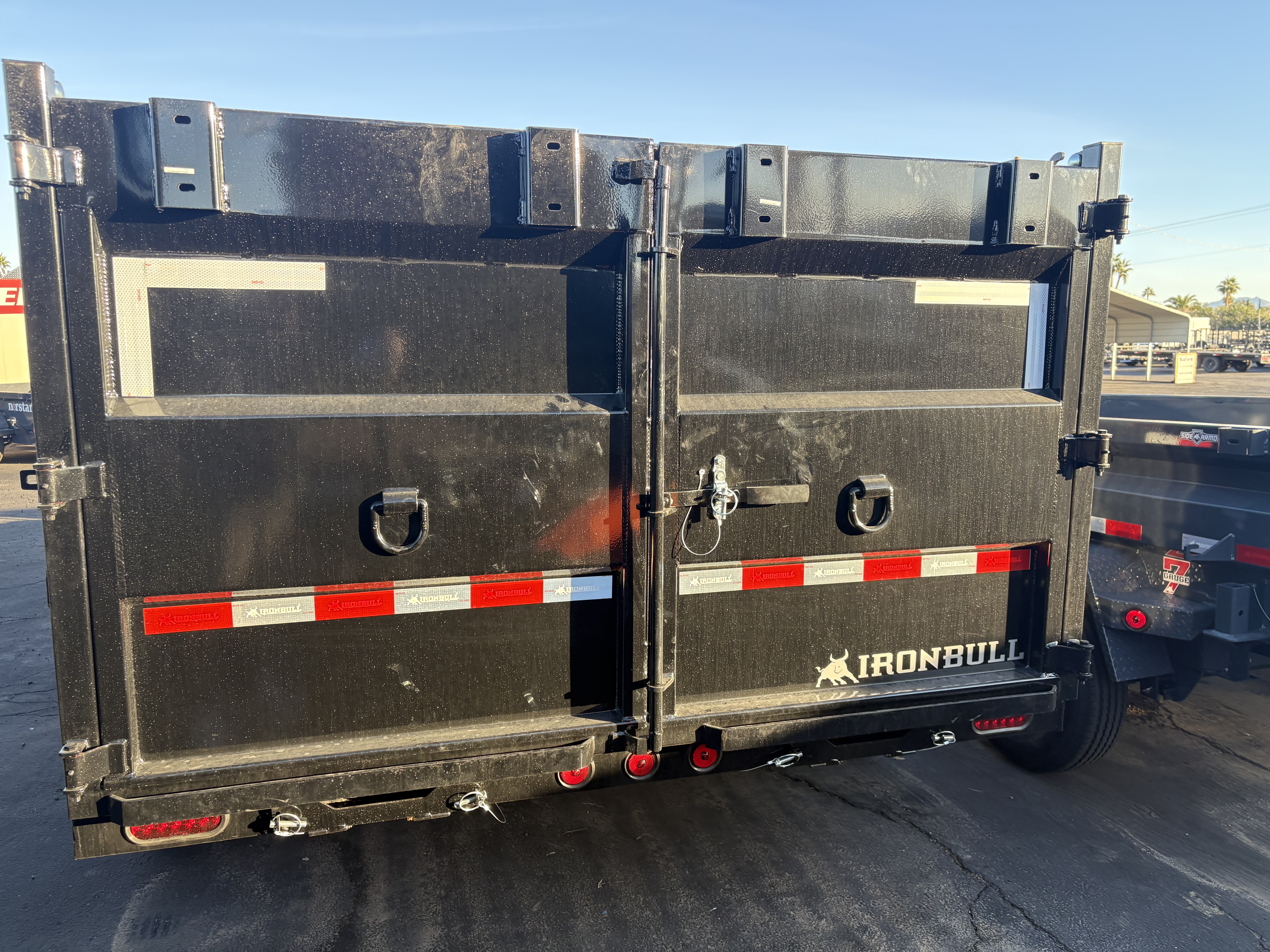 Norstar 16x83 IronBull, Tandem Axle Dump, 15K GVWR, 48" Sides, Telescopic Cylinder, Solar Charger - Stock #NST1349 - Image 4 of 5